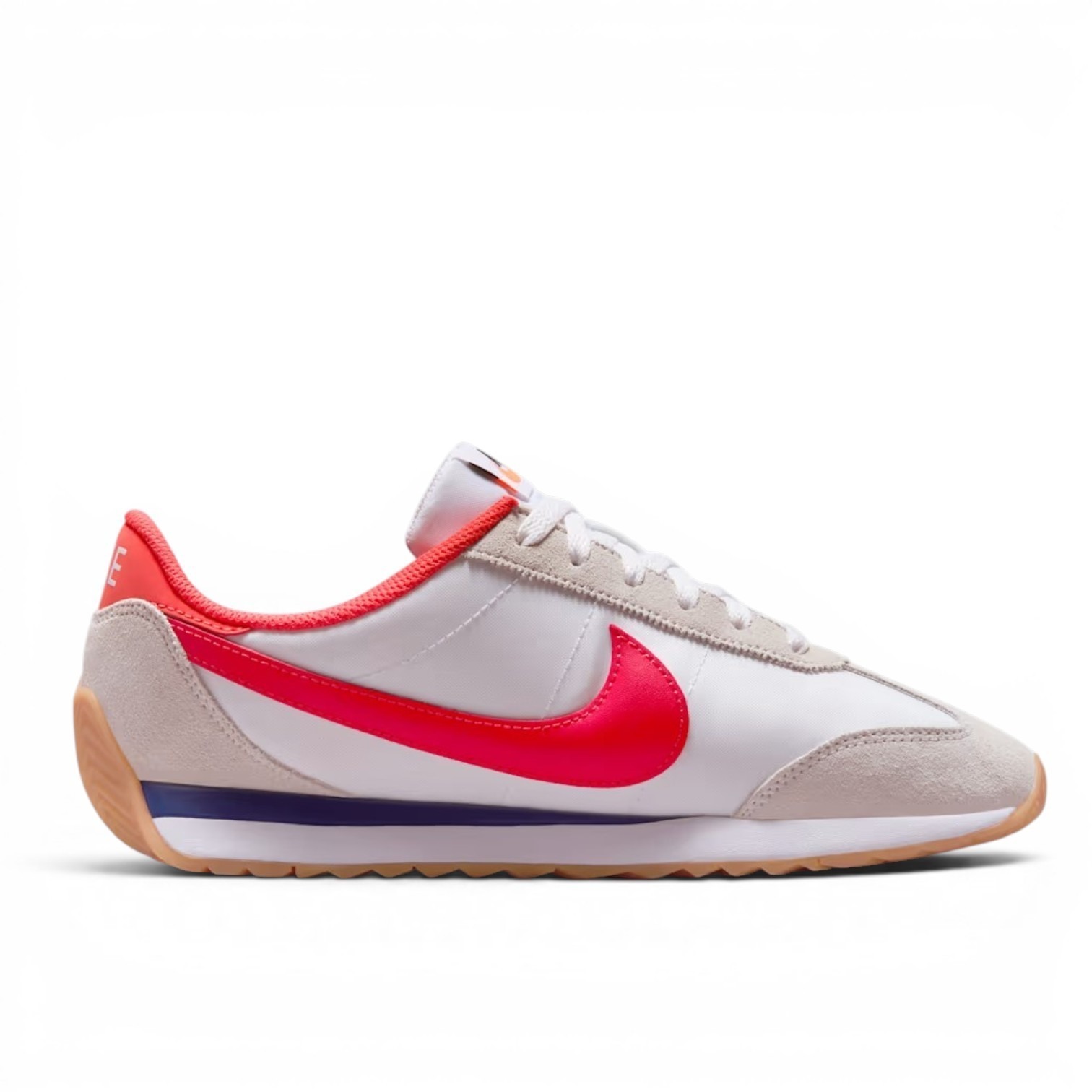 Nike Pacific Sneaker Womens 9.5 White Light Crimson Suede Shoes Hm4771-106 New